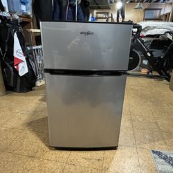 Whirlpool Stainless Steel Mini Fridge & Freezer