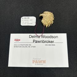 10KT Gold Eagle Pendant 