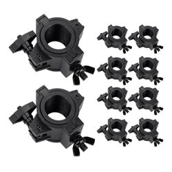Stage Light Clamp 10 Pack 33lb DJ Truss O Clamp Fits 25-50mm Pipes