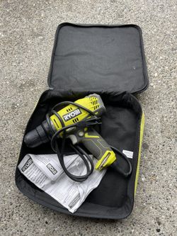 $20 New RYOBI 5.5 Amp Corded 3/8 in. Variable Speed Compact Drill/Driver with Bag
