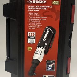 HUSKY 3/8" DRIVE RECHARGEABLE RATCHET 