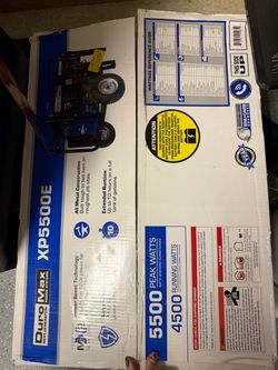 DuroMax XP5500E 5,500-Watt Portable Electric Start Gas Powered Generator