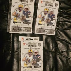 2022 Wild Card Matte Football Draft Picks Hanger Box! 3 Box Lot! New Factory Sealed!