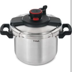 T-fal Clipso Stainless Steel Pressure Cooker, 6.3 Quart