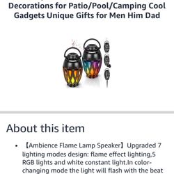 Boopp Flame Lamp Speaker