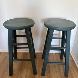 Wood stools