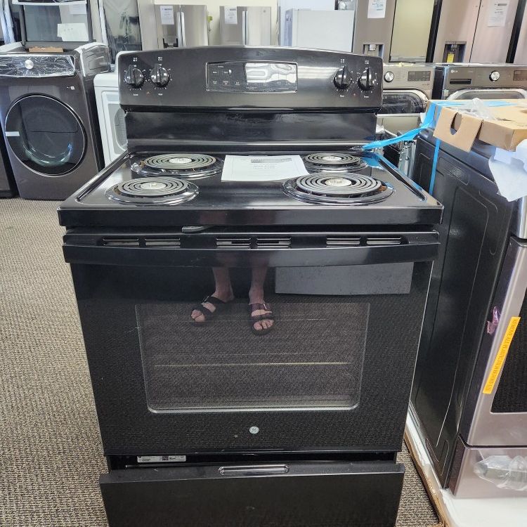 GE 5.3 CUBIC FOOT ELECTRIC RANGE 459! 0 DOWN 0% FINANCING! 1YR WARRANTY! 48HR DELIVERY!