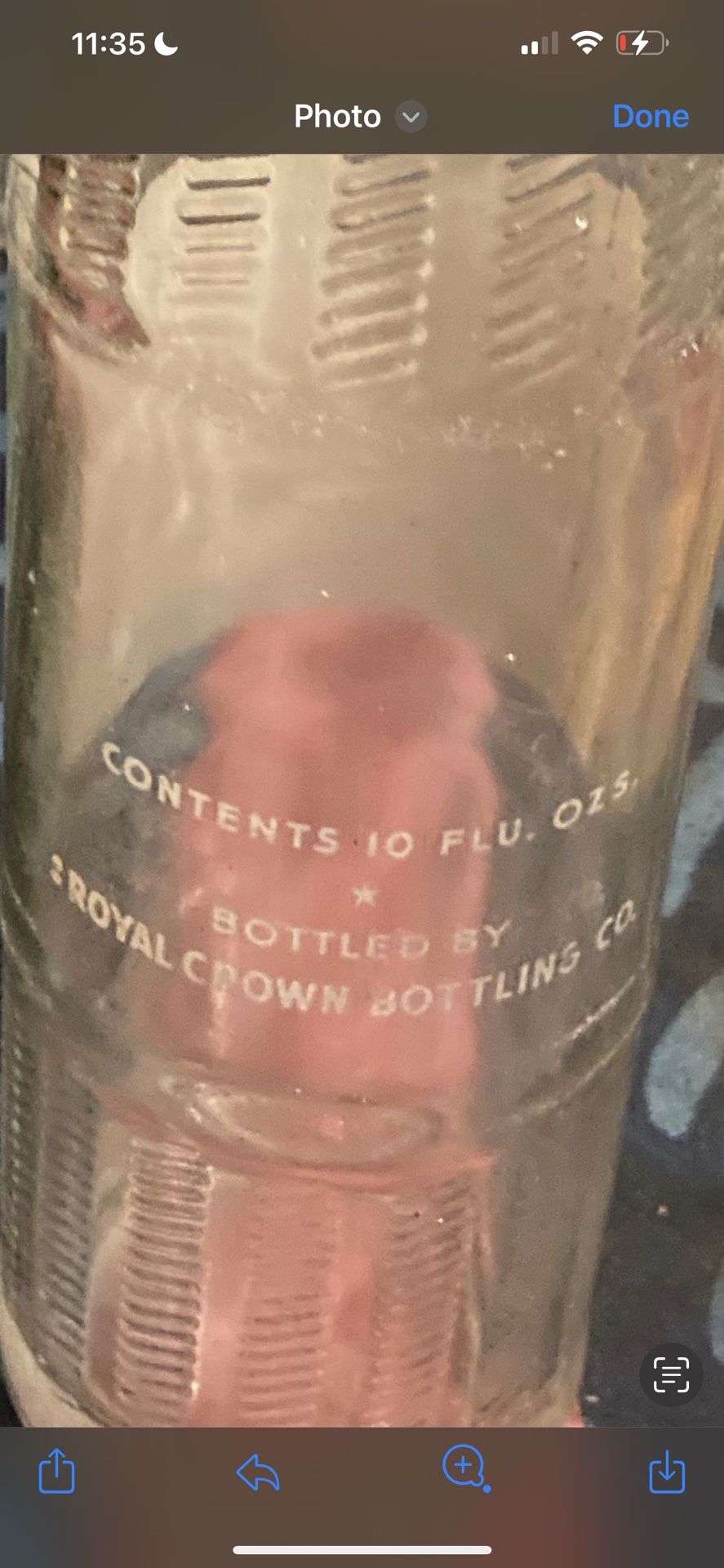 NEHI Clear Glass 12 oz Bottle