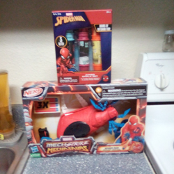 2 brand new spiderman items $15 Pickup Between 2;00-10:45 rainbow/charleston cash only read description