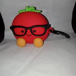 Cute 3d Tomato Airpods Case w/ Glasses+ Clip Fits 3rd Generation 