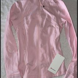 lululemon pink jacket medium