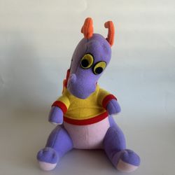Vintage 1982 Walt Disney World Epcot Center Figment The Dragon Plush 11 Inch