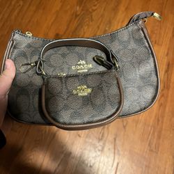 Dark Brown Coach Purse 