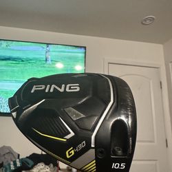 Ping G430 max driver with stiff flex shaft at 10.5°