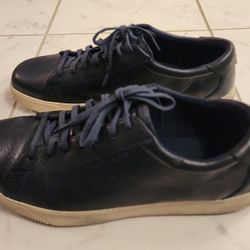 Cole Haan Navy Blue Leather Sneakers Size 11 Men's 