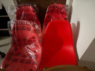 Red chairs