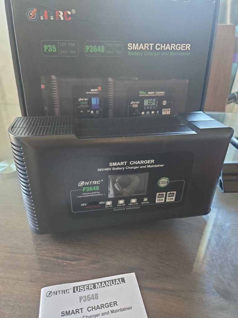Smart Charger For 36v 18A And 48v 13A