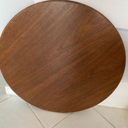 Antique 32” Lammerts Round Antique Table Top Only 