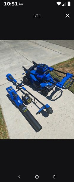 Kolbalt 40v push mower/weed Wacker and 80v blower 360 FIRM No Less package deal all or nothing