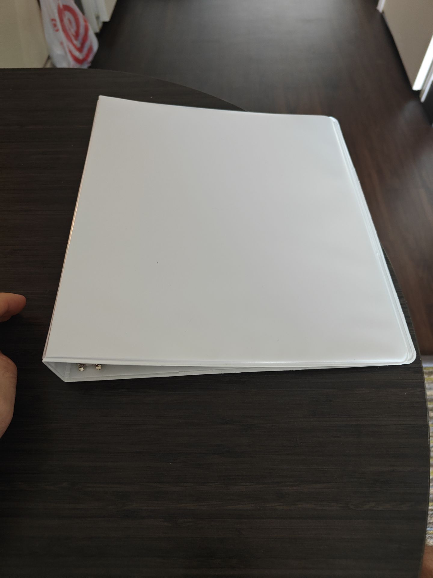 White 3-Ring Binder