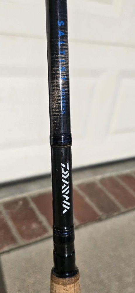 New Unused Daiwa Saltist 80XXHSF 8' Ft 55-80lb Braid 25-40lb Mono HVF Spinning Rod