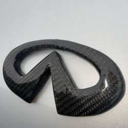 Q50 Carbon Fiber Emblem