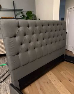 King bed frame.