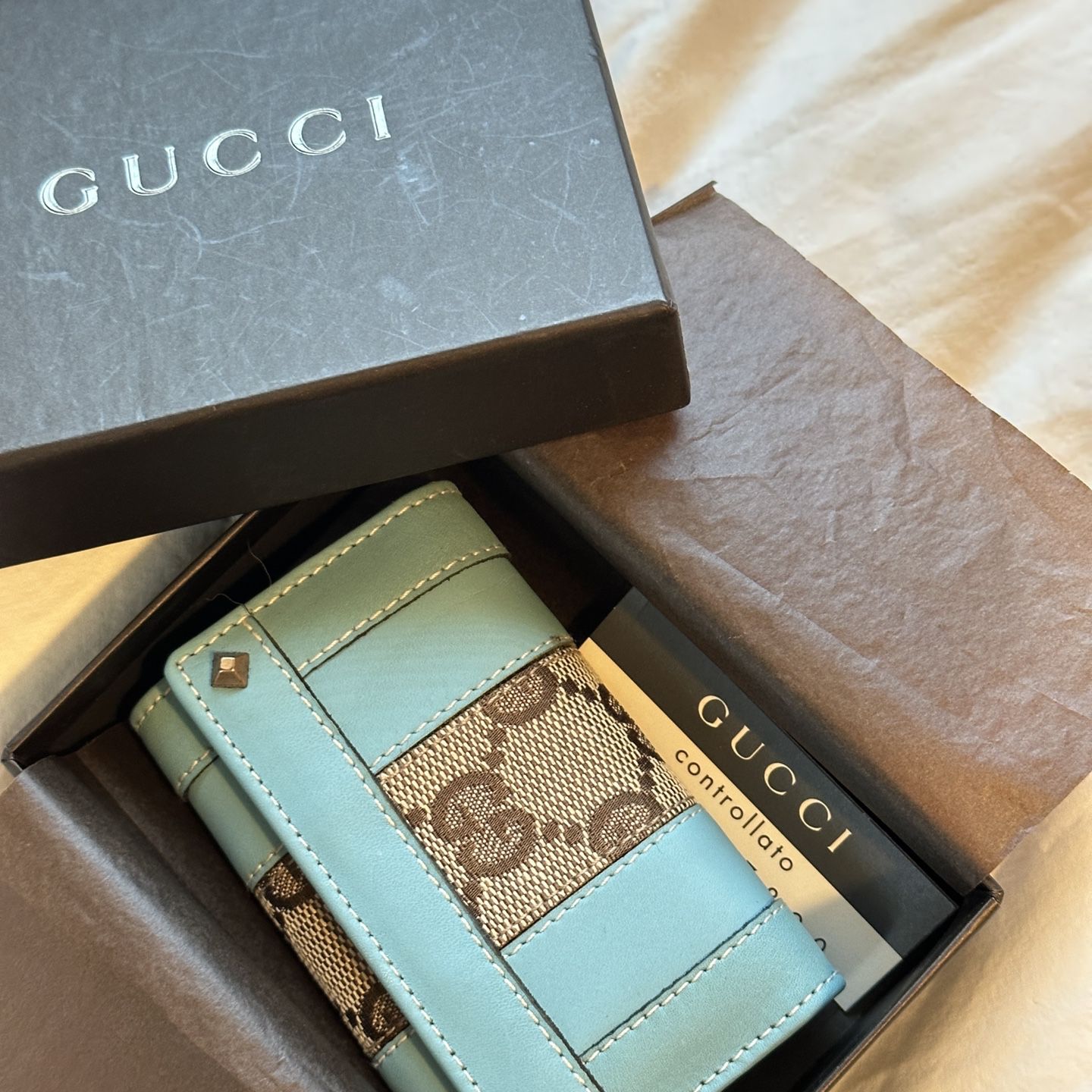 New In Box Gucci Controllato Leather Key Wallet for Sale in San Diego, CA -  OfferUp