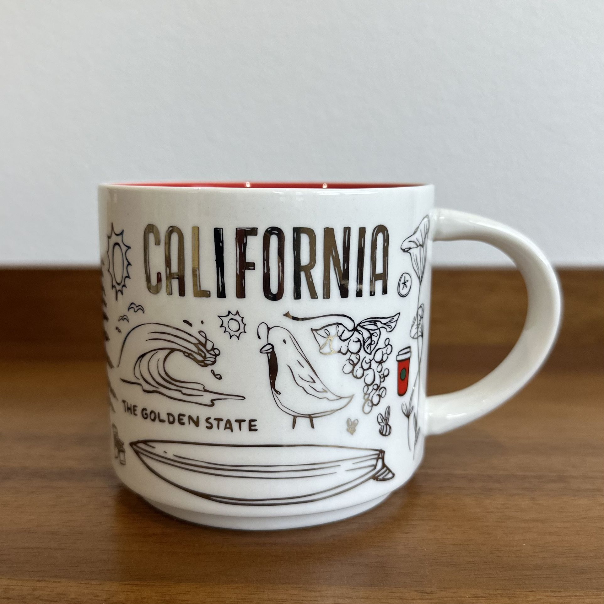 Starbucks Been There Globe Series 2018 Holiday Christmas California Coffee Mug