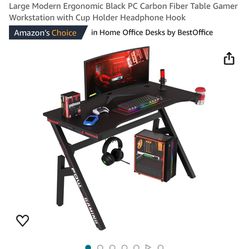 Gaming desk with chair included 