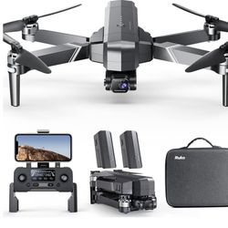 Ruko F11 GIM2 Drone with 4K HD Camera for Adults, 9800ft Video Transmission, 3-Axis Gimbal (2-Axis + EIS Anti-shake）Quadcopter with 2 Batteries, Brush