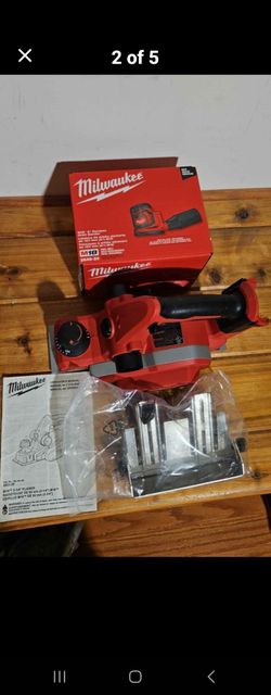 Milwaukee M18 planer, 5" random orbital sander (Tools only)