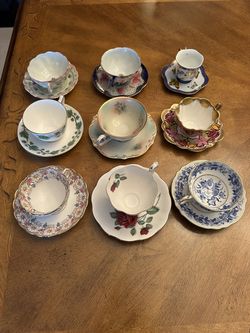 Tea cup collection