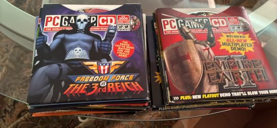 90 PC game disc demos!
