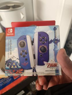 Nintendo Switch Joycons Zelda Skyward Sword Hd Edition