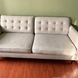 West Elm Mid Century Modern Couch Sofa Loveseat