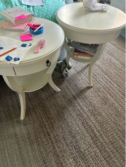 White nightstands