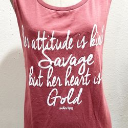 Sleeveless Novelty Shirt Size Woman's Medium 