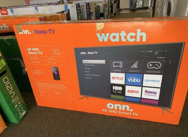 50” 4K Smart TV with Roku!!! New ! 3NF