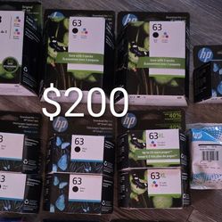 HP 63 Black & Tri Color