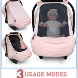 Baby Pink Car seat Cover