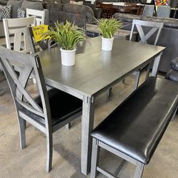 brand new table for 6 only $495 cash price 