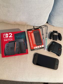 Nintendo switch 2 with extra joycons