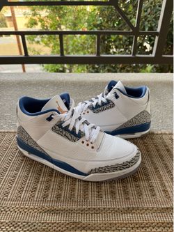 Air Jordan 3 Retro  “Wizards” 11M - Lightly Worn  (Like New) - $180