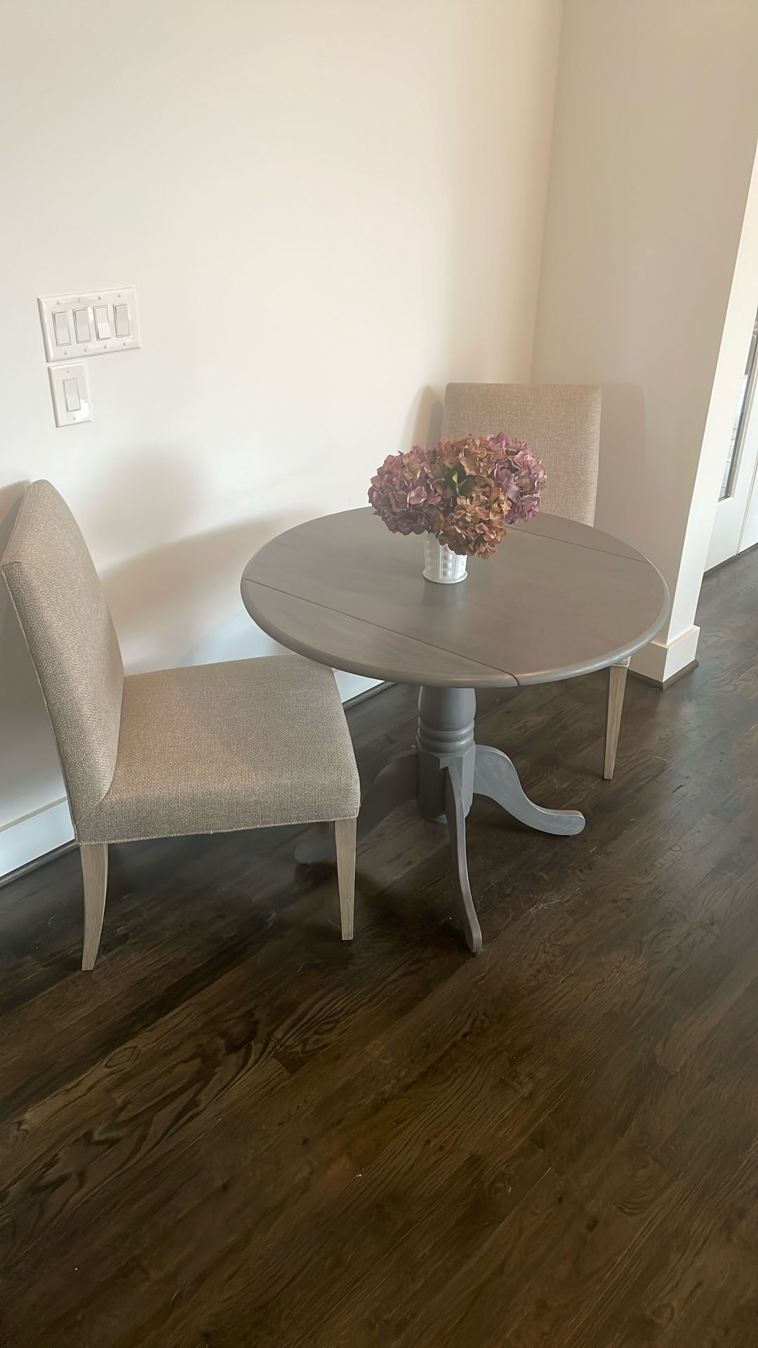 Gray Kitchen Table and Chairs Crate and Barrel