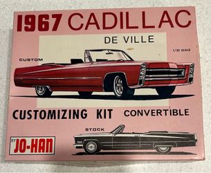 Ultra Rare Unbuilt Jo-Han Cadillac De Ville Convertible (Kit No. C-1567:150) that is an open-box but complete