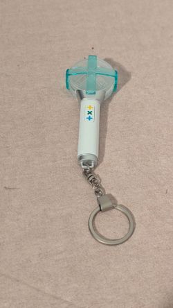 TOMORROW X TOGETHER TXT Light Stick Keychain Mini Light Teal/Clear