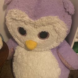 Giant Purple Owl XL beanie Baby