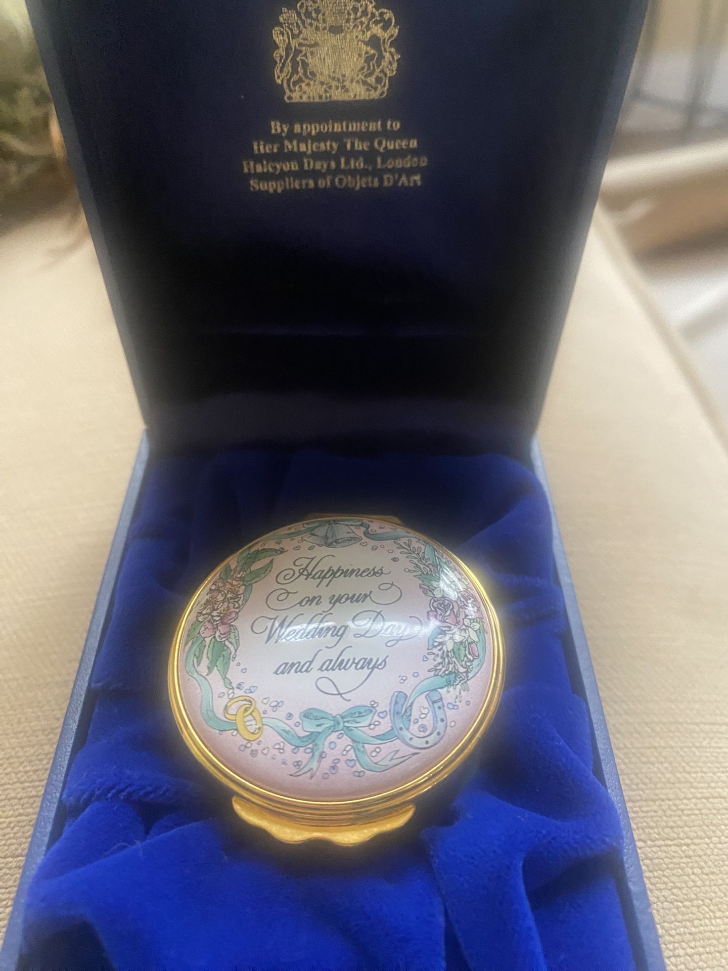 HALCYON ENAMEL TRINKET BOX