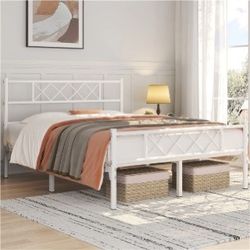 Simple Metal Platform Bed Frame Mattress Foundation
